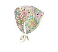 Delicado turbante de rayas de ganchillo para niñas calientes para tomar fotos, diadema de punto para mujeres, accesorio para el cabello de viaje