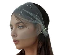 Delicado velo para el pelo, diadema con diamantes de imitación, horquilla de cristal para despedida de soltera, joyería para el cabello, diadema ligera