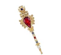 Delicados estilos barrocos Broche de varita mágica Pin de solapa Accesorios de joyería de para mujeres Trajes y regalos Accesorio de broche de mística