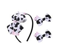 Delicados lazos para el pelo de los años 2000 con clip lateral, diadema con lazo dulce Cottagecore, accesorios para fotos