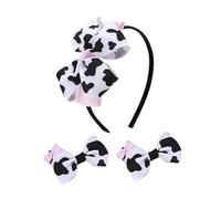 Delicados lazos para el pelo de los años 2000 con clip lateral, diadema con lazo dulce y bonito accesorio para fotos