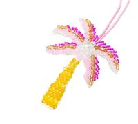 Delicados parches de tela de animales y cocoteros para bolsas y accesorios, llavero de decoración para mochila, parches de regalo de animales marinos