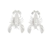 Delicados pendientes con temática de vida marina, elegantes cangrejos/langosta, accesorios para la oreja, grandes amantes del mar, aretes de animales marinos, One Size, como se describe, como se
