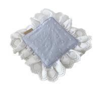 Delicados Posavasos Con Borde De Encaje Manteles Individuales Cocinas De Doble Propósito Accesorio De Comedor Materiales De Tela Resistentes Y Lavables Fácil Limpieza Diseño De Encaje Tapetes Y