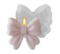 Delicate Bow Mold, Diy Candle Casting, 3.4 Inches Ribbon Shape with Soft Build, Flexible Silicone Crafting Material, Knot Ornament with Cute Style, Wax Accessory for Home and Wedding
