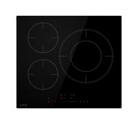 Delicatessa 3Zone Paella 60cm Placa de Inducción 3 Fuegos Negro