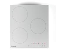 Delicatessa 45cm Placa de Inducción 3 Fuegos Blanco