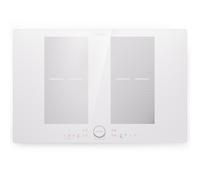 Delicatessa 77cm 2 Zonas flexibles Placa de Inducción 4 Fuegos Blanco