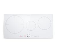 Delicatessa Slim 80cm Placa de Inducción 3 Fuegos Blanco