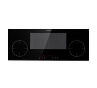Delicatessa Slim 90cm 1 Zona Flexible Placa de Inducción 4 Fuegos Negro