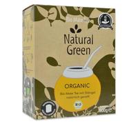 Delicatino - Natural Green Orgánico 500 g, Bio Yerba Mate con tallos (Con Palo), naturalmente madurado, sin humo, envasado al vacío, calidad premium
