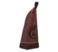 Delicatino - Portamate para Yerba Mate | Textil Espuma con Cremallera | 23 x 8 x 8 cm | Diseño Calabaza Marrón.