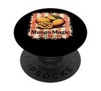 Delicia de sabor a isla dulce mágica de mango PopSockets PopGrip Adhesivo