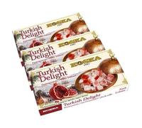 Delicias turcas con granada 500g Turkish delight with Pomegranate 500g (Paquete de 3)