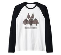 Deliciosamente Derpy Vampire Bat Camiseta Manga Raglan