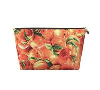 Delicioso Melocotón, Bolsa de Maquillaje Bolsa de cosméticos Bolsa de artículos de tocador de Viaje portátil Bolsa de artículos de tocador