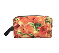 Delicioso Melocotón, Bolsa de Maquillaje Bolsa de cosméticos Bolsa de artículos de tocador de Viaje portátil Organizador de Bolsa de Maquillaje
