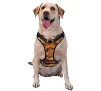 Delicioso patrón de Pan de Rollos de Canela,Arnés para Mascotas, arnés Reflectante Ajustable para Perros,XL