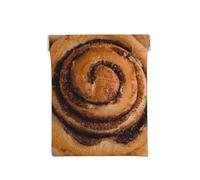 Delicioso patrón de Pan de Rollos de Canela, Squeeze Top Wallet Bolsa de Almacenamiento para Mujer Monedero pequeño Bolsa de Cambio