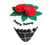 Delicious Cakes - Juego de 12 púas para guitarra, incluye 3 grosores de púas para guitarras acústicas, ukeleles y más.