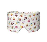 Delicious Cupcakes - Orejeras para dormir con estampado de cupcakes suaves para adultos y niños, cómodas y cómodas para dormir