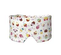 Delicious Cupcakes - Orejeras para dormir ultrafinas y transpirables para un sueño profundo, ajustables