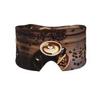 Delicious Heart Coffee Print Comfort Sleep Orejeras ajustables transpirables esenciales para dormir