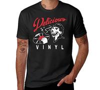 Delicious Retro Hip Hop Print T-Shirt Anime Clothes Quick-Drying t-Shirt Mens Plain t Shirts(Medium)