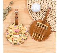 Delicious Sweet Ramen - Bolsa organizadora de camisetas de golf, bolsa deportiva portátil marrón con clip para cinturón, fácil de transportar
