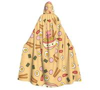 Delicious Sweet Ramen - Capa con capucha para hombre y mujer, perfecta para cosplay, Navidad, Halloween, Pascua, carnaval