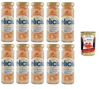 Delicius Gamberetti Al Naturale Natural - Camarones (10 x 100 g, 400 g)