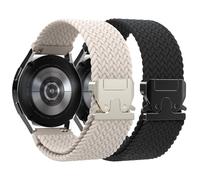 Delidigi 20mm Nylon Correa Compatibles con Samsung Galaxy Watch 7/6/5/4/FE 40mm 44mm/6 Classic 43mm 47mm/5 Pro 45mm/4 Classic 42mm 46mm/3 41mm Solo Loop Elástica Deportiva
