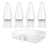 Delidigi 4 Pack Puntas Compatibles Con Apple Pencil 2ª/1ª Generación y Pro/USB C, iPad, Alta Sensibilidad (Blanco)
