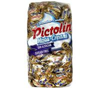 Deliex - Caramelos Pictolín con Nata y Sin Azúcar - Bolsa de 800 gr - Sin Gluten (Dulce de leche y nata)