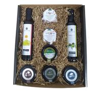 Deliex Cesta Gourmet Premium para Regalo - Variedad de Sabores con Mermeladas Artesanales y Patés, Ideal para Hombres y Mujeres, Regalo de Agradecimiento, Lote sin Alcohol, Sabor Fresa y Más