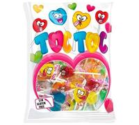 Deliex delicias de Exremadura - 200 Piruletas de Corazon Sabores y Colores Surtidos | Bolsa SIn Gluten de Caramelos con Palo