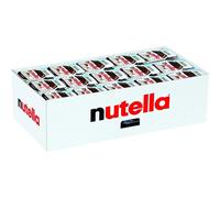 Deliex delicias de Extremadura. Caja 120 Nutella pequeñas porciones de 15 gr. Monodosis crema de avellanas y chocolate para untar