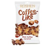 Deliex delicias de Extremadura. Caramelos Roshen 1 kg - Jelly, Crazy Bee Fruty, Coffee Like o Milky Splash - Bolsa de Caramelos Surtidos Envuelto Individualmente (Coffee Like)