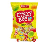 Deliex delicias de Extremadura. Caramelos Roshen 1 kg - Jelly, Crazy Bee Fruty, Coffee Like o Milky Splash - Bolsa de Caramelos Surtidos Envuelto Individualmente (Crazy Bee Fruty)