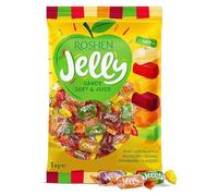 Deliex delicias de Extremadura. Caramelos Roshen 1 kg - Jelly, Crazy Bee Fruty, Coffee Like o Milky Splash - Bolsa de Caramelos Surtidos Envuelto Individualmente (Jelly)