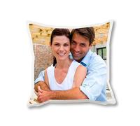 Deliex delicias de Extremadura. Cojín Personalizado con Foto y/o Texto. Regalos con Foto. Varios tamaños. Relleno Incluido. Regalos Originales para Hombres y Mujeres. (35_x_35_cm)