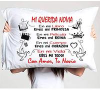 Deliex delicias de Extremadura. Cojín Personalizado con Foto y/o Texto. Regalos con Foto. Varios tamaños. Relleno Incluido. Regalos Originales para Hombres y Mujeres. (50_x_30_cm)