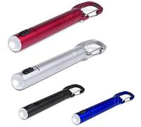 Deliex delicias de Extremadura Lote 20 Bolígrafos, llavero más linterna. Colores Surtidos - Detalles para invitados en bodas, comuniones, bautizos o cumpleaños