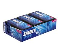 Deliex delicias de Extremadura Smint Dispenser Flat | Caramelos Sin Azúcar y Sin Gluten de menta, frutos rojos o bubblefresh | con dispensador (Menta, 12 Latas)