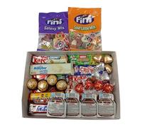 Deliex delicias de Extremadura. Surtido de chuches y chocolates para regalo. Caja de chocolates y gominolas. Regalo original para mujer y hombre. (SURTIDO 3)