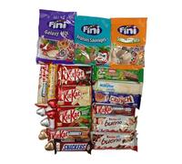 Deliex delicias de Extremadura. Surtido de chuches y chocolates para regalo. Lote de chocolates y gominolas para regalar. Regalo original para mujer y hombre
