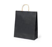 Deliex. Lote 60 Bolsas de papel kraft medianas con asas 32,3 x 24 x 11 cms, bolsas para regalos. Bolsas para comercios, ir al la compra de papel biodegradable, reutilizables ideales para regalar