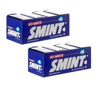 Deliex - Smint Tin, Caramelo Smint Comprimido Sin Azúcar - 24 unidades de latas de 35 gr. (Total 420 gr.) (24, Menta)