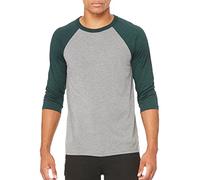 Delifhted Adult 3/4 Sleeve Blended Baseball Tee