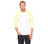 Delifhted Adult 3/4 Sleeve Blended Baseball Tee